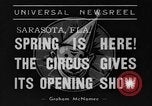 Standbild Ringling Barnum and Bailey Circus Sarasota Florida USA, 1938, aus Sekunde 5 historischem Filmmaterial Videoclip 65675042787