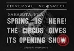 Standbild Ringling Barnum and Bailey Circus Sarasota Florida USA, 1938, aus Sekunde 9 historischem Filmmaterial Videoclip 65675042787