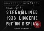 Image of models Miami Florida USA, 1938, second 1 stock footage video 65675042789