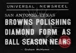Immagine di St Louis Browns squadra di baseball San Antonio Texas USA, 1938, secondo 3 filmato di repertorio 65675042792