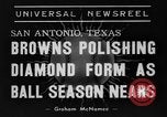 Immagine di St Louis Browns squadra di baseball San Antonio Texas USA, 1938, secondo 7 filmato di repertorio 65675042792
