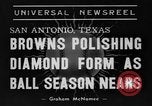 Immagine di St Louis Browns squadra di baseball San Antonio Texas USA, 1938, secondo 8 filmato di repertorio 65675042792