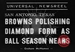 Immagine di St Louis Browns squadra di baseball San Antonio Texas USA, 1938, secondo 10 filmato di repertorio 65675042792