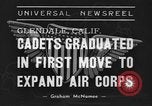 Image of USAAC Aviation Cadets graduate in California Glendale California USA, 1939, second 7 stock footage video 65675042793