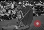 Image of children's parade on the boardwalk Ocean City New Jersey USA, 1939, second 8 stock footage video 65675042797