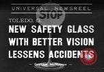 Standbild Sicherheitsglas Toledo Ohio USA, 1939, aus Sekunde 1 historischem Filmmaterial Videoclip 65675042798