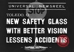 Standbild Sicherheitsglas Toledo Ohio USA, 1939, aus Sekunde 3 historischem Filmmaterial Videoclip 65675042798