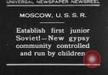Image of gypsy children Moscow Russia Soviet Union, 1930, second 1 stock footage video 65675042805