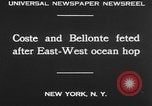 Image of Captain Coste New York United States USA, 1930, second 17 stock footage video 65675042809