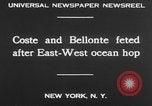 Image of Captain Coste New York United States USA, 1930, second 19 stock footage video 65675042809