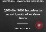Image of earthquake Melfi Italy, 1930, second 15 stock footage video 65675042810