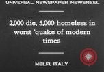 Image of earthquake Melfi Italy, 1930, second 17 stock footage video 65675042810