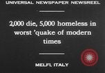 Image of earthquake Melfi Italy, 1930, second 19 stock footage video 65675042810