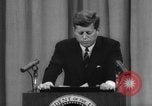 Image of President Kennedy on FDA drug controls Washington DC USA, 1962, second 24 stock footage video 65675042811