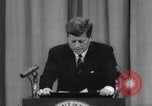 Image of President Kennedy on FDA drug controls Washington DC USA, 1962, second 27 stock footage video 65675042811