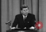 Image of President Kennedy on FDA drug controls Washington DC USA, 1962, second 29 stock footage video 65675042811