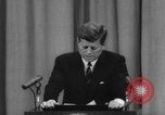 Image of President Kennedy on FDA drug controls Washington DC USA, 1962, second 33 stock footage video 65675042811