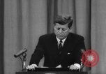 Image of President Kennedy on FDA drug controls Washington DC USA, 1962, second 34 stock footage video 65675042811