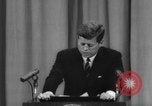 Image of President Kennedy on FDA drug controls Washington DC USA, 1962, second 36 stock footage video 65675042811