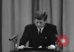Image of President Kennedy on FDA drug controls Washington DC USA, 1962, second 43 stock footage video 65675042811