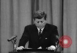 Image of President Kennedy on FDA drug controls Washington DC USA, 1962, second 51 stock footage video 65675042811
