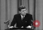 Image of President Kennedy on FDA drug controls Washington DC USA, 1962, second 52 stock footage video 65675042811
