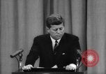 Image of President Kennedy on FDA drug controls Washington DC USA, 1962, second 54 stock footage video 65675042811