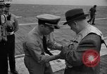 Image Secrétaire de la marine Thomas visites USS Bennington et USS St Paul Océan Pacifique, 1955, de la seconde 45 séquences d'archives historiques vidéo 65675042864