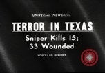 Standbild Charles Whitman Schießereien an der University of Texas Austin Texas USA, 1966, aus Sekunde 19 historischem Filmmaterial Videoclip 65675042878