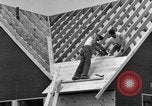 Image of suburban houses New York United States USA, 1950, second 46 stock footage video 65675042887