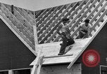 Image of suburban houses New York United States USA, 1950, second 51 stock footage video 65675042887