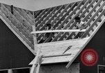 Image of suburban houses New York United States USA, 1950, second 58 stock footage video 65675042887