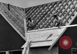 Image of suburban houses New York United States USA, 1950, second 62 stock footage video 65675042887