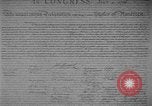 Image of Declaration of Independence Washington DC USA, 1936, second 7 stock footage video 65675042909