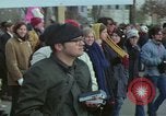 Image of Peace demonstrators march protesting Vietnam War Washington DC USA, 1969, second 5 stock footage video 65675042914