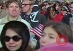 Image of Peace demonstrators march protesting Vietnam War Washington DC USA, 1969, second 10 stock footage video 65675042914
