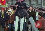 Image of Peace demonstrators march protesting Vietnam War Washington DC USA, 1969, second 17 stock footage video 65675042914