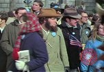 Image of Peace demonstrators march protesting Vietnam War Washington DC USA, 1969, second 21 stock footage video 65675042914