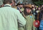 Image of Peace demonstrators march protesting Vietnam War Washington DC USA, 1969, second 22 stock footage video 65675042914