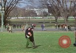 Image of Peace demonstrators march protesting Vietnam War Washington DC USA, 1969, second 27 stock footage video 65675042914