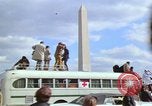 Image of Peace demonstrators march protesting Vietnam War Washington DC USA, 1969, second 32 stock footage video 65675042914