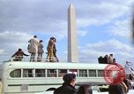 Image of Peace demonstrators march protesting Vietnam War Washington DC USA, 1969, second 34 stock footage video 65675042914