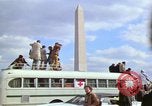 Image of Peace demonstrators march protesting Vietnam War Washington DC USA, 1969, second 36 stock footage video 65675042914