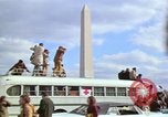 Image of Peace demonstrators march protesting Vietnam War Washington DC USA, 1969, second 38 stock footage video 65675042914