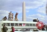 Image of Peace demonstrators march protesting Vietnam War Washington DC USA, 1969, second 39 stock footage video 65675042914