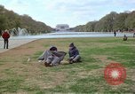 Image of Peace demonstrators march protesting Vietnam War Washington DC USA, 1969, second 41 stock footage video 65675042914