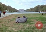 Image of Peace demonstrators march protesting Vietnam War Washington DC USA, 1969, second 43 stock footage video 65675042914