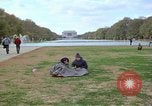 Image of Peace demonstrators march protesting Vietnam War Washington DC USA, 1969, second 45 stock footage video 65675042914
