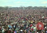 Image of Peace demonstrators march protesting Vietnam War Washington DC USA, 1969, second 48 stock footage video 65675042914