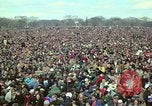 Image of Peace demonstrators march protesting Vietnam War Washington DC USA, 1969, second 49 stock footage video 65675042914
